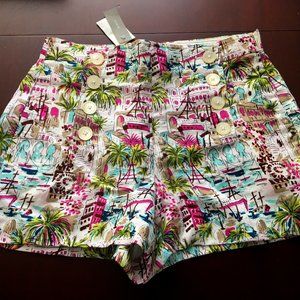 NWT J Crew Linen-Tencel Sailor Short Size 8